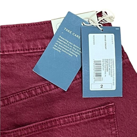 Universal Thread Women’s Vintage Stretch Vintage Straight Jeans, Size 2/26R, NWT - Picture 6 of 12